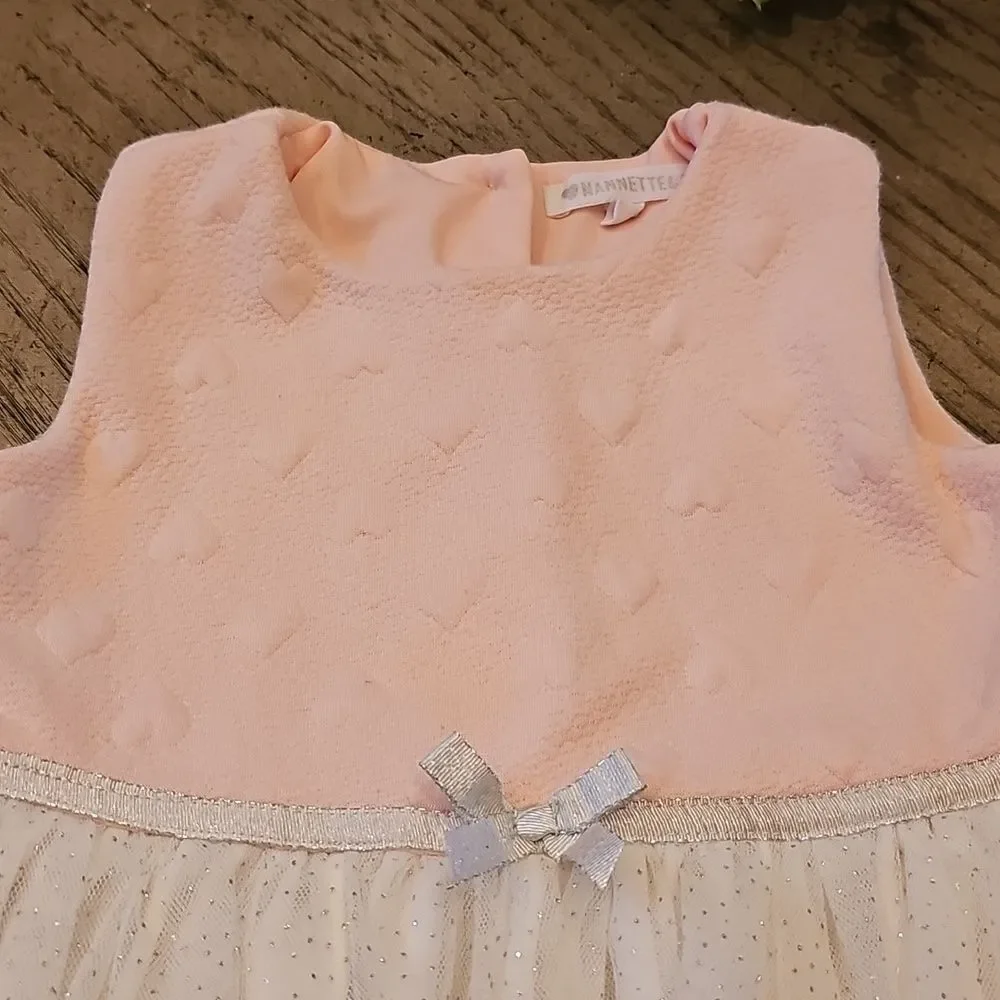 Nannette Kids Pink Dress Size 4